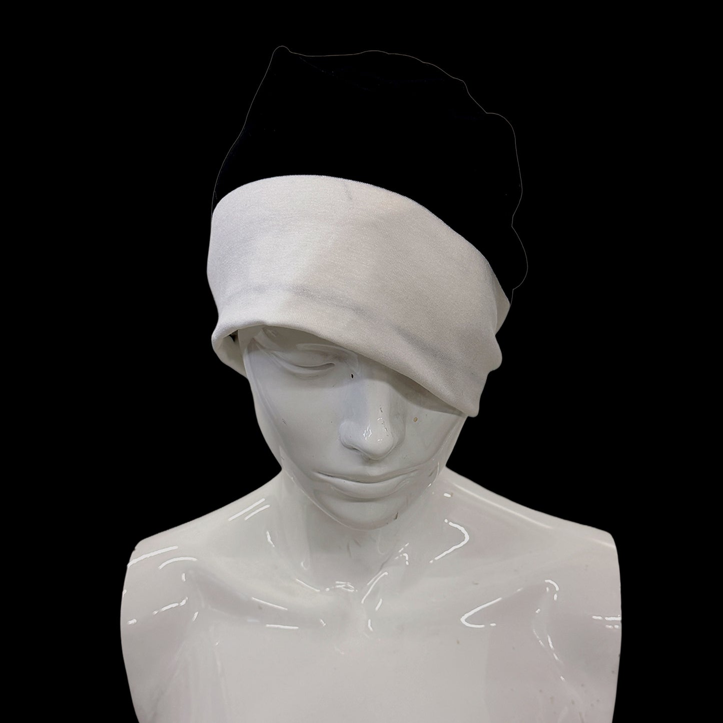 Reversible White Beanie