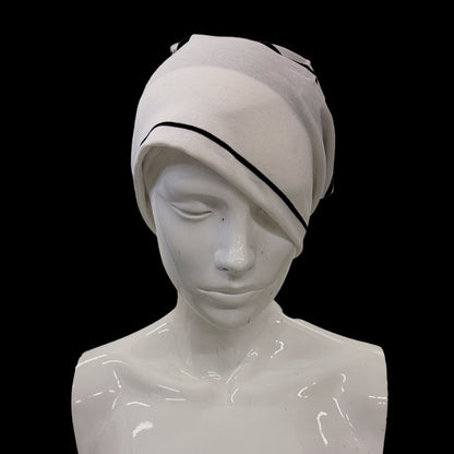 Reversible White Beanie