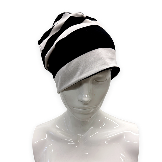 Reversible Black Beanie