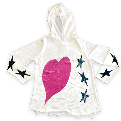 Perfect Distressed Hollywood Love Hoodie